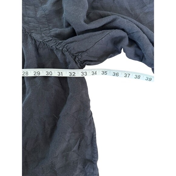 Ne Quittez Pas Anthropologie Boho Smocked Blouse Size L Oversized Peasant Top - Picture 4 of 5